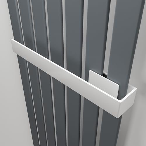 450mm White Towel Bar For NWT Direct Corwen & Brecon Vertical Radiators