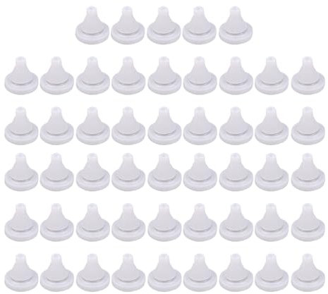 Nzexlyva 50Pcs Shower Head Replacement Nozzles, Silicone Shower Nozzle, Hole Stoppers Waterproof Hole Plug for Shower Nozzle, Shower Head Washers Replace