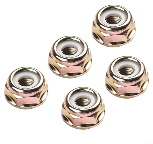 5 x M10 x 1 25 Muttern für Rasentrimmer, Freischneider, Getriebe, wesentliche Ersatzteile für Gartengeräte