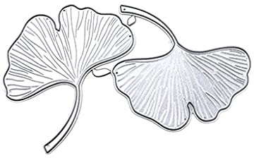 NIHENHAO Metall-Stanzformen Ginkgo Biloba Schablone für Scrapbooking Alben Stempel Papier Karten Karbonstahl