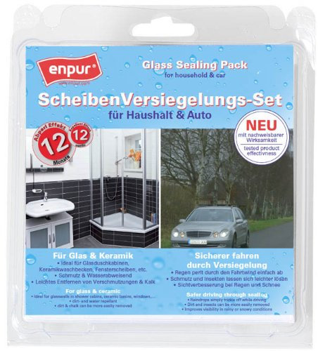 Enpur Nano Scheibenversiegelungs Set - 5-teilig - ideal für Haushalt und Auto