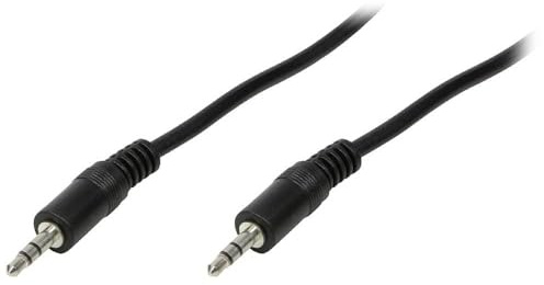 LogiLink CA1049 Audio Kabel, 2X 3,5mm Male, Stereo, 1,0m, 5 Stück