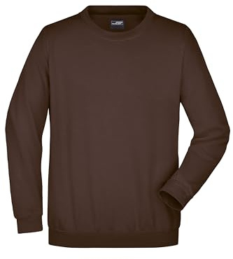 James & Nicholson Sweatshirt Rundhals - Klassischer Sweatpullover für Freizeit und Beruf