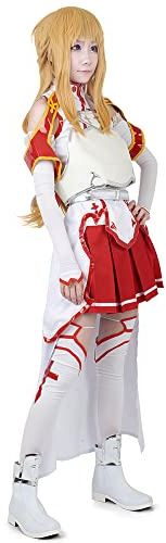 miccostumes Damen Deluxe Full Set Anime Cosplay Kostüm mit Brustplatte