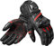 Revit League Motorradhandschuhe Schwarz/Grau/Rot L