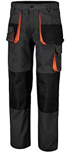 BETA, 7860E XS - Pantaloni Leggeri da Lavoro Multitasche, Tessuto in Poliestere e Cotone. Ampie Tasche Anteriori con Chiusura a Strappo, Tasca Porta Metro e Nastro Porta Martello - Grigio