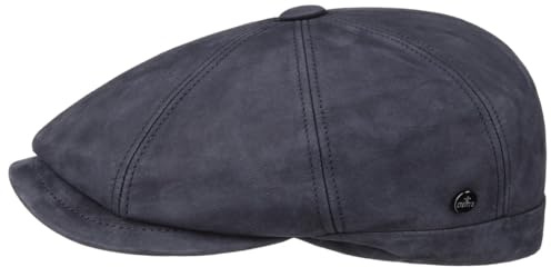 LIERYS Nappa Wax Ledermütze Schirmmütze Waxed Made in Italy Herren Herbst Winter