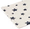 1buy3 Jersey Stoff Gemustert als Meterware |Muster: Sterne (dunkelblau) auf Weiß|100cm x 160cm|92% Baumwolle, 8% Elasthan|Mehrere Farben zur Auswahl|Jersey