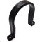 Solvent Black 50mm (56mm) Waste Pipe Clip - Pack of 2
