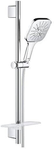 Grohe Rainshower 130 SmartActive Cube Brausestangenset 3 Strahlarten Chrom 26584000 130 mm Cube/600 mm Cube