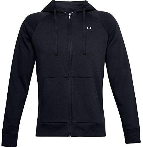 Under Armour Herren Rival Fleece Full Zip Hoodie - Schwarz - XXXL