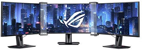 ASUS ROG Bezel Free Kit ABF01 (Zubehör für Gaming Monitore um Lücken zwischen den Bildschirmen zu schließen, bis 27 Zoll, einfache Montage)