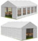 Das Company Partyzelt 5x10m Lagerzelt Universalzelt Pavillon mit Moskitonetz weiß Zelt 240g/m² PE Plane wasserdicht hochwertig Gartenzelt Summer IPEM - Faltpavillon - Gartenpavillon - Pavillon