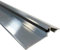 HOMEWELL - Seuil de Porte PMR en Aluminium Brut 1m avec Joint Isophonique - Profilé 1000mm pour Accessibilité PMR, Isolation Acoustique Optimale portes Intérieures et Extérieures