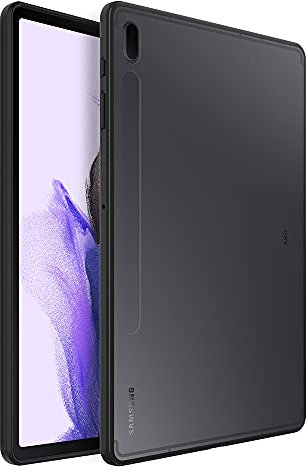 OtterBox Prefix Series - Carcasa para Samsung Galaxy Tab S7 FE 5G y Galaxy Tab S7 FE, Cristal Negro