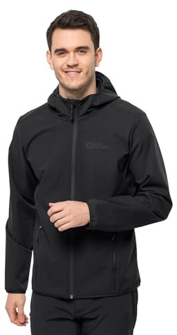 Jack Wolfskin Herren Bornberg Hoody M Jacket, black, L EU