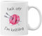 F**k Off I'm Knitting Tazza regalo per lei, divertente tazza di profanity (bianco)