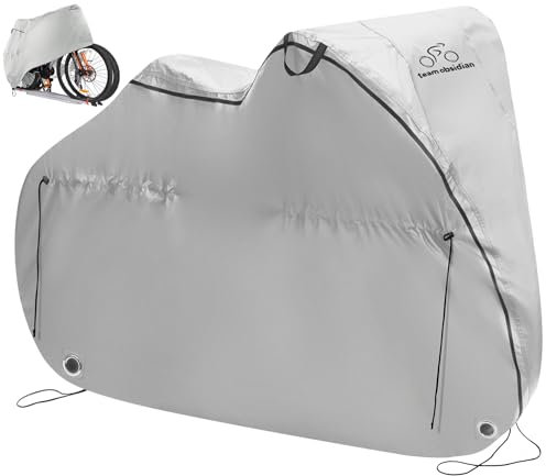 Housse de vélo de transport grise 300D - XL