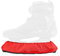 Crate Eishockey elastische Kufenstrümpfe für Eishockey & Schlittschuhe, 1 Paar Schlittschuh Soakers, Kufenstrumpf/Kufenschoner für Schlittschuhe, Kufenschutz für Erwachsene Kinder (M, Rot)
