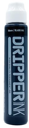 Graff-City Dope Dripper 10mm Ink Marker - High Gloss Pigmented Round Nib Mop Pen (Blue)