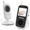 HelloBaby HB24 Baby Monitor Video Wireless con Fotocamera Digitale, Videocamera schermo da 2.4 '', Monitoraggio Della Temperatura Visione Notturna Sistema Talkback a 2 vie, Bianco