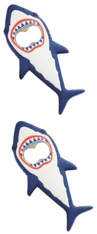 BESTonZON 2pièces Ouvre-bouteille Forme De Requin Magnétique Décapsuleur Pratique Pour Bière Accessoire Amusant Et Portable Pour Réfrigérateur Pour Fêtes Pique-niques