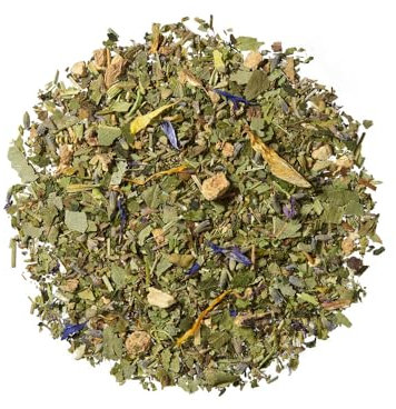 TEA SHOP - Infusión Super Wellness 100g - 50 Tazas - Infusión a Granel - Balsámica y herbal - Propiedades naturales: Propiedades digestivas, antiinflamatorias, diuréticas y relajantes