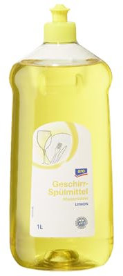 6 x Geschirrspülmittel Lemon flüssig - 1 l Flasche