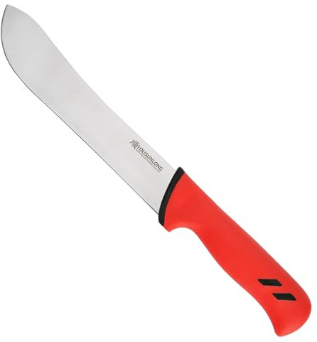 YOUSUNLONG Cuchillo Rompehuesos Bull Nose - Hoja de acero al molibdeno de alto contenido en carbono 203mm - Cuchillo de carnicero - Mango antideslizante - Especial para mataderos