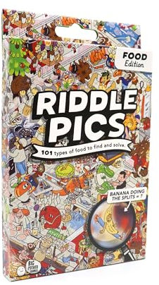 Big Potato Riddle pics Foodcourt Frenzy: Food Edition - Travel Trivia Game, Great for Families, Adults and Kids, 101 Riddles for Foodies to find and solve
