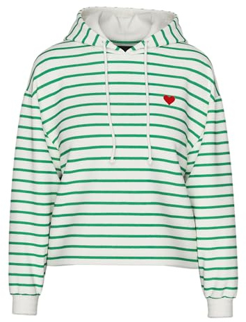 Pieces Damen Pcchilli Ls Hoodie Stripes Emb Noos Bc Pcchilli Ls Hoodie Stripes Emb Noos Bc (1er Pack)