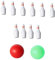 Gogogmee Miniatur-Bowling-Set 1 Set Bowling Safe Für Jungen Und Mädchen Für Puppenhaus-versorgungsdekor