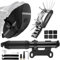 Fahrrad Satteltasche Reparaturset mit 16-in-1 Multitool, Fahrradpumpe, Reifenheber, Kompakte Tasche für unterwegs, ideal für Pannenhilfe und Reparaturen