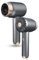 Sèche-Cheveux Sans Fil Portable à Batterie Rechargeable 1500 MAh pour Dortoir et Maison (Gris Foncé)