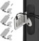 3 Pack Portable Door Lock Stainless Steel Door Jammer Travel Safety Hotel Door Lock for Punch-Free Anti-Theft Hotel School Home Apartment Security Devices Door Self Defense