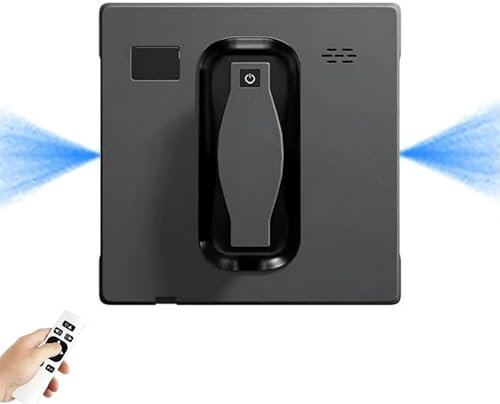 BTAISYDE Robot Limpiacristales,Doble Pulverizador de Agua,Memoria Inteligente,Gran Succión de Vacío,Sensor Láser,Robot Limpiacristales Doméstico