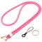 Vicloon Schlüsselband Lang, Nylon Lanyards mit karabiner, Schlüsselbänder Umhängebänder mit Drehbarem Metallclip Abnehmbare Neck Lanyard Langes Handgelenk Paracord(Rosa)