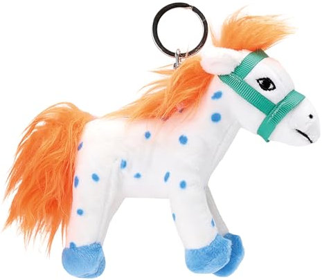 PIPPI LANGSTRUMPF Schlüsselanhänger – Kleiner Onkel (14 cm), süßes Pferd als Anhänger für Tasche oder Rucksack – Offiziell lizenziert aus Schweden