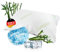 MaxxGoods kühlendes Nackenstützkissen aus Gelschaum Sticks 1Kg & Bambus Kissenbezug - Sommerkissen mit kühlendem Soft Schaum - kühlendes Bamboo Kopfkissen - Bauch Rücken & Seitenschläfer (42x70cm)