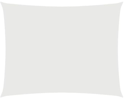 HOMTAKIE Voile de Parasol Tissu Oxford rectangulaire 3,5x5 m Blanc