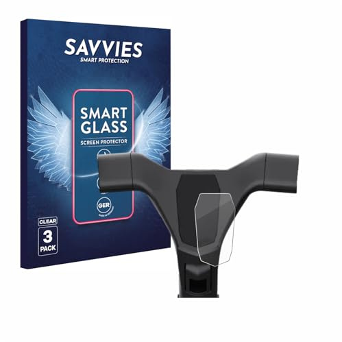 Savvies Schutzglas für Navee ST3 | 3 Stück Transparenter Displayschutz Made in Germany Panzer Schutz Glas 9H Schutzfolie HD Klar Blasenfrei Einfache Montage
