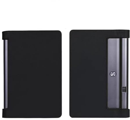 INSOLKIDON Compatibile Per Lenovo Yoga Tab 3 Pro 10.1 YT3-X90F X90L Tab3 Plus YT-X703F X703L Tablet Custodia protettiva in pelle Cover con Funzione di Supporto, Protezione in PU Pelle (Nero)
