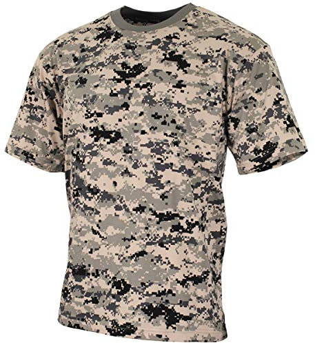 MFH US T-Shirt, halbarm,170 g/m² (DE/NL/SE/PL, Alphanumerisch, L, Regular, Regular, digital urban)