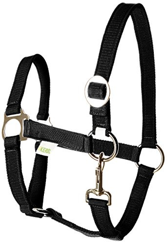 Kerbl Halfter Nylonhalfter Classic, Schwarz, 4, 32159