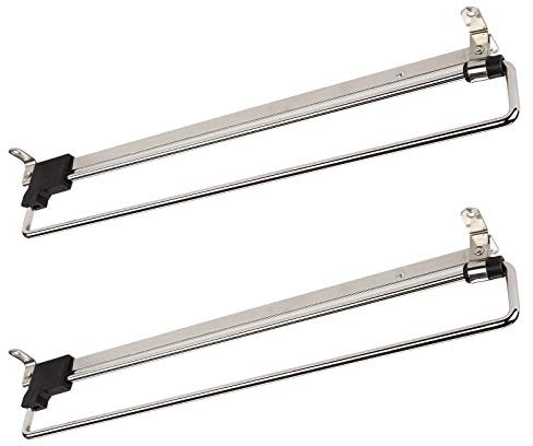 2 x SO-TECH® Kleiderbügelhalter Kleiderbügelauszug ausziehbar 350 mm
