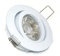 Kamilux 230V LED Einbaustrahler Bajo in weiss, inklusive 5 Watt LED Leuchtmittel GU10 PC in warm-weiss, entspricht 50Watt Lichtleistung