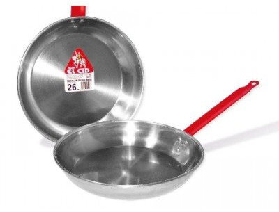 Garcima Padella Piana, Metallo, Silver, 40 cm, 12 unità