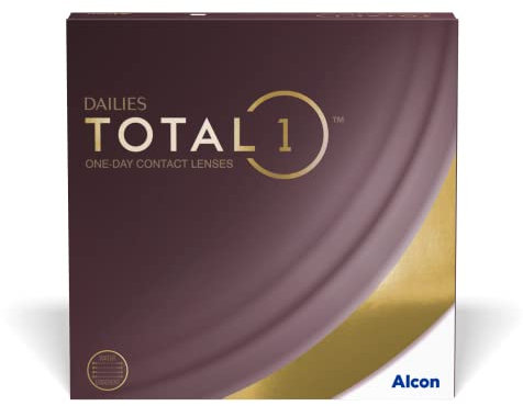 Dailies Total 1 Tageslinsen weich | 90 Stück | BC 8.5 mm | DIA 14.1 mm | +02.25 Dioptrien
