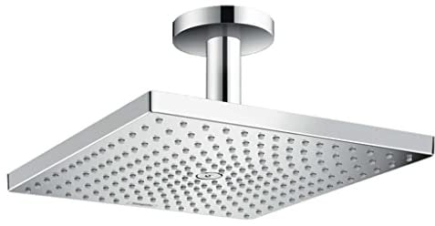 hansgrohe Duschkopf Raindance E 300 Regendusche (Kopfbrause mit Deckenanschluss) chrom, 300x300 mm (Deckenanschluss)