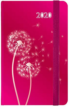 Idena 11428 - Motivagenda 2020 - Personal Organizer, 9 x 14 cm, Dandelion, 1 Stück